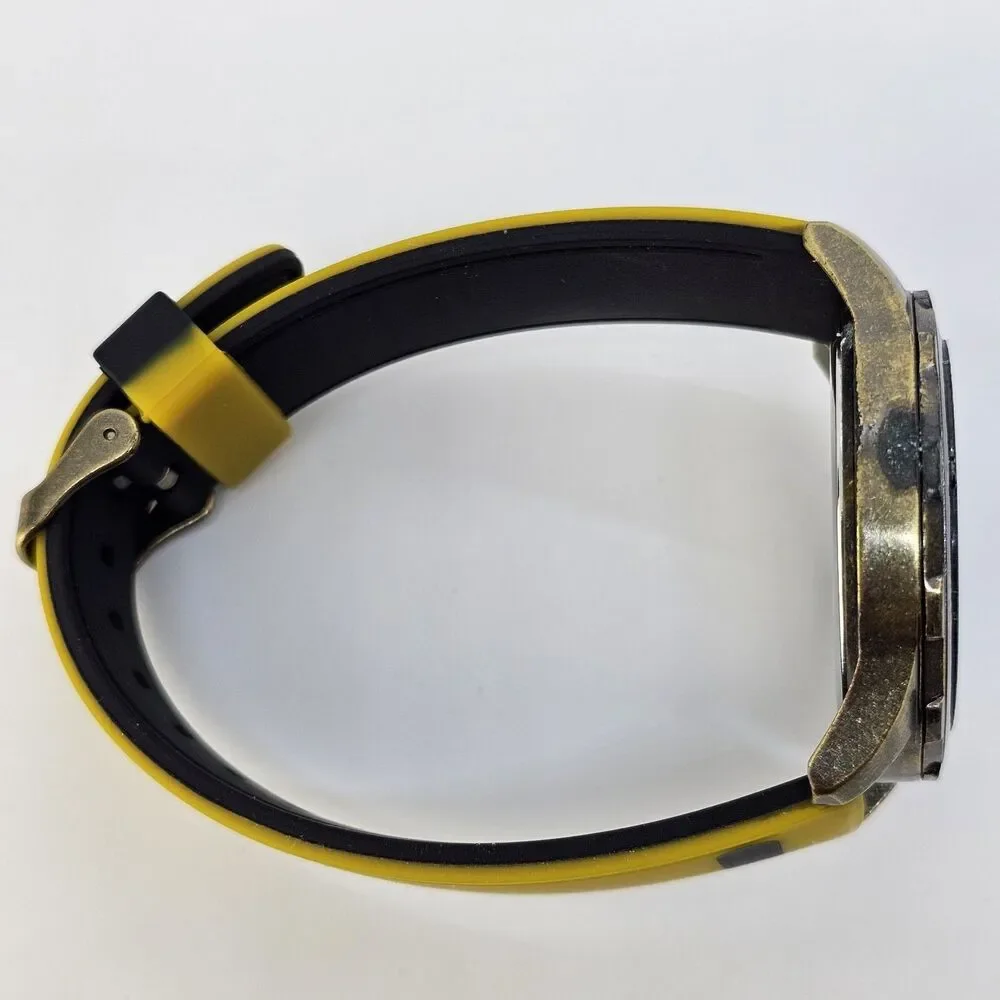 Harry Potter‎ Hufflepuff Men' Watch 44MM Gray Dial Yellow Bands New Battery